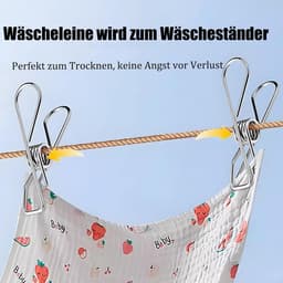 Grote RVS Wasknijpers 22 Stuks - Sterke Metalen Klemmen voor Diverse Toepassingen — thumbnail 3