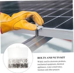 1set Rvs Rond Hoofd Bouten Moeren Washers Assortiment Kit Voor Machine Reparatie Voor Elektronische Producten Meubelprojecten — thumbnail 2