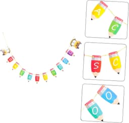 1set Back to School Banner Welkom Banner Voor Schoolfeesten Lange Versieringen Voor Klasaankomst Foto Eenvoudig Te Hangen Aanpasbaar Voor Schooldecoratie — thumbnail 5