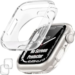 [Set van 2] Goton bumperhoes voor Apple Watch 40 mm, [zonder screenprotector], slanke, zachte, schokbestendige bumperhoes, bumperbeschermer, accessoires voor iWatch SE 3/SE 2/SE, Series 6/5/4, 40 mm — thumbnail 1