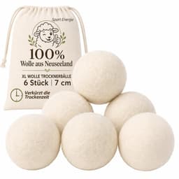 Elzusha - Natuurlijke Wasdrogerballen van Wol XL — thumbnail 1