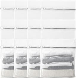 Set van 12 Grote Waszakken 50 x 60 cm, Wasnet voor Wasmachine met Rits, Ideaal voor Jassen, Dekbedden en Reisopslag — thumbnail 1