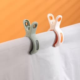 6 stuks - Strandhanddoekclips - Grote Wasknijper - Quiltclips - Wasknijpers - Grote Knijpers - Strandlaken Knijpers - Handdoek Klemmen - Strandlakenclip voor strandstoel - Winddicht - Voor badhanddoek, beddengoed en kleding - Groen — thumbnail 2