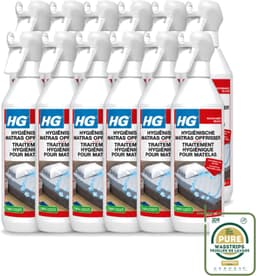 12 x HG - Hygiënische Matras Opfrisser - Werkt Na 30 Minuten - Neutraliseert Nare Geurtjes - 500 ml - Wasstrips - Matrasopfrisser - Hygiëne - Geur Verwijderen - Matras Reinigen - Enzymen — thumbnail 1