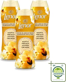 3 x Lenor - Geurbooster - Gouden Orchidee - 22 Wasbeurten - Grootverpakking - Vaatwasstrips - Geurbooster Was - Geur In Was - Geur In Kleding - Wasgeur - Geur In Wasmachine — thumbnail 1