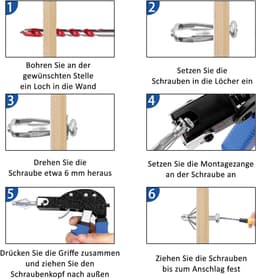 40 stuks holle wandankers, M5 x 52 holle holle metalen ankers, koolstofstaal, holle wandpluggen metaal, expansiemoeren, jackmoeren, voor gipswanden, holle muren, ijzeren deuren — thumbnail 4