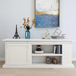 vidaXL - Ophangset - voor - minischuifdeur - 183 - cm - koolstofstaal - wit — thumbnail 5