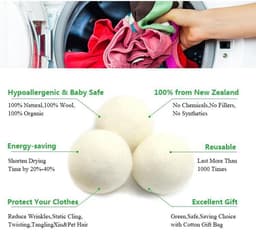 Droger ballen Was ballen Was bol Wol - Droogballen - Drogerballen - 100% New Zealand - — thumbnail 4