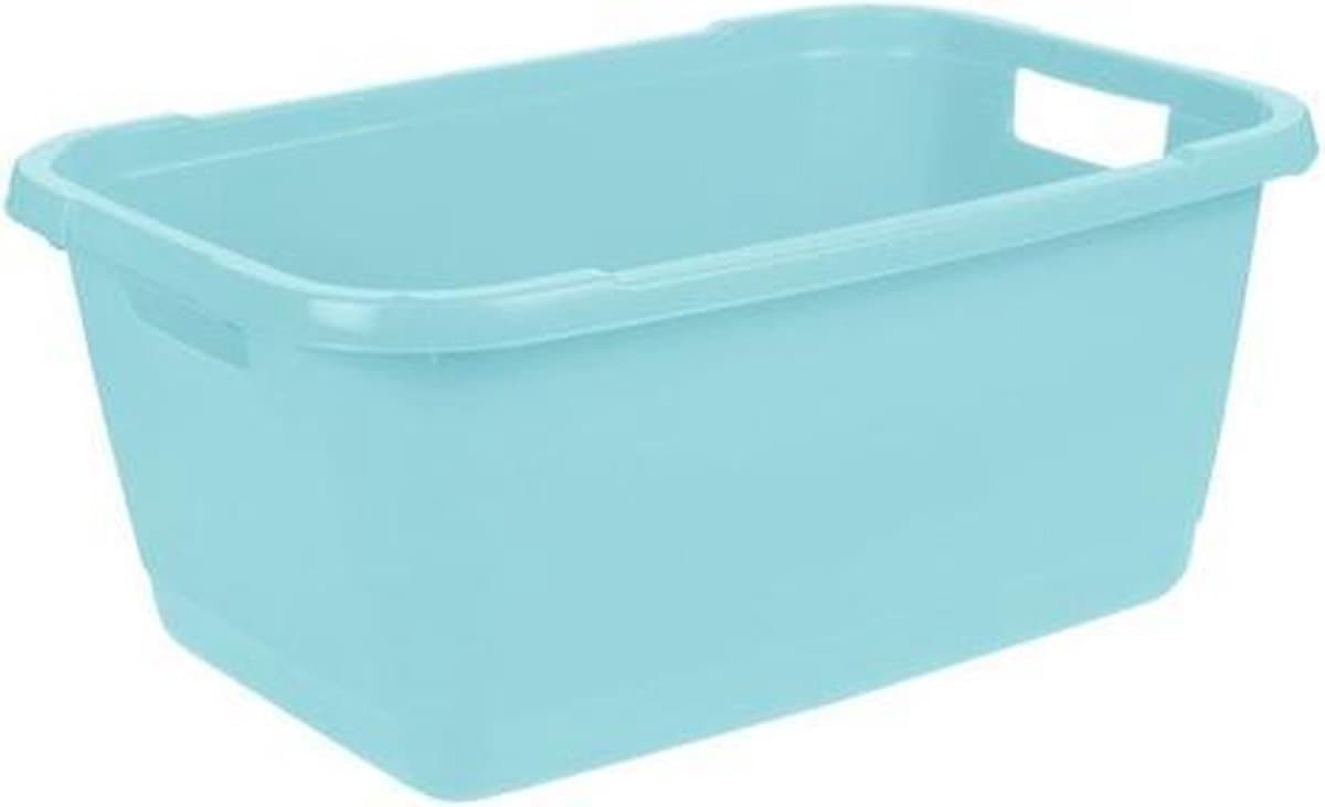WASMAND AENNA GESLOTEN   65X44X28 - 52 L AQUA BLUE KEEEPER 10786 — afbeelding 1