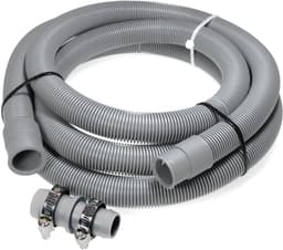 2,5m Dparts afvoerslang verlengset - 19 x 21 mm - wasmachine en vaatwasser afvoer slang verlengen - waterslang verlengslang - wasmachineslang — thumbnail 1