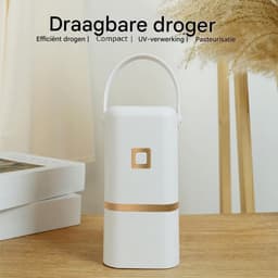 Mini-wasdroger - Warmtepompdroger, wasdroger voor onderweg | Compacte elektrische droger, opvouwbare, draagbare, draagbare warmtepompdroger voor kleding, ondergoed, babysokken — thumbnail 3