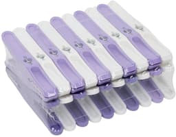 D&L Croco Wasklemmen | Wasknijpers - 20 Stuks - Lila — thumbnail 2
