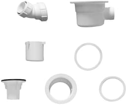 Aica Sifon (116x91 mm) met afvoerslang (300-1000 mm) 90 mm diameter afvoeropening efficiënte afwatering waterdicht en lekvrij milieuvriendelijk polypropyleen — thumbnail 4