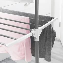 3-Laags Opvouwbaar Droogrek met Wieltjes – 158×75×44 cm — thumbnail 4