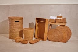 DUA - Atta rieten wasmand - Met deksel - Laundry Basket — thumbnail 2