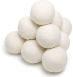 Set van 6 XL Drogerballen – 100% Natuurlijke Schapenwol – Duurzame en Herbruikbare Wasdrogerballen – Anti-Kreuk – Bespaar Energie – Fris Resultaat — thumbnail 2