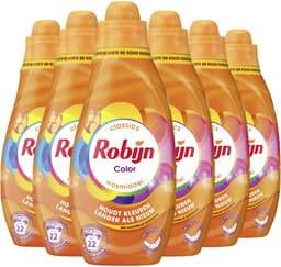 Robijn - Vloeibaar Wasmiddel - Klein & Krachtig - Color - 6 flessen - 132 wasbeurten - Voordeelverpakking — thumbnail 2