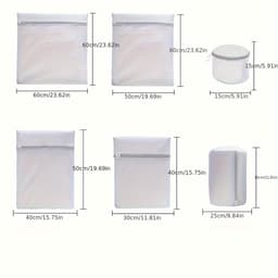 Livé® 6-delige Waszakken Set – Mesh Waszakken voor Delicate Kleding — thumbnail 5