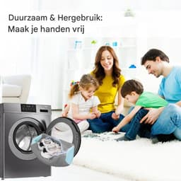 QTTVBTNA -2 Stuks Schoenwaszak voor Wasmachine – Herbruikbare Wastas met Verborgen Rits, Anti-Vervorming & 360° Bescherming – Waszak voor Alle Schoenmaten en -Soorten, Grijs — thumbnail 4