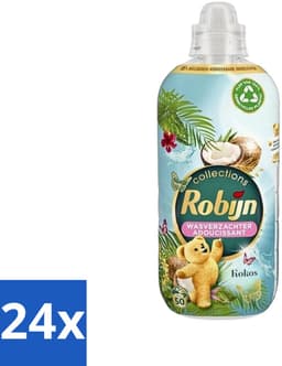 Robijn Collections - Wasverzachter - Kokos - 1,25L - 50 Wasbeurten - Voordeelverpakking - 24 stuks — thumbnail 1