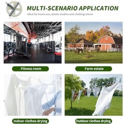 Waslijn Katrol 12,7 cm - Nylon Wiel met Aluminium As - Weerbestendig, Voor Buiten Droog Koord - Set van 2 Stuks — thumbnail 4