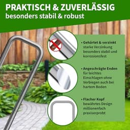 Grondankers 100 x 13 x 2,9 mm - Verzinkt en Robuust voor Tuin en Kamperen — thumbnail 5