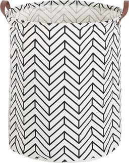 Wasmand Opvouwbaar - Opbergzak - 60L - Waterproof - Zwart/wit - Opvouwbare Wasszak — thumbnail 1