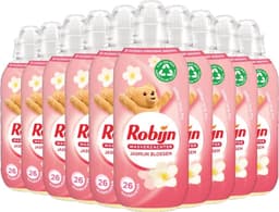 Robijn Wasverzachter Jasmijn Bloesem 650 ml 26 wasbeurten - Doos 10 flessen — thumbnail 3