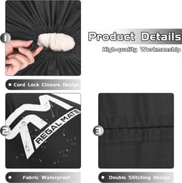 Extra grote waszak met trekkoord - Waterdichte opslag voor kleding, beddengoed en speelgoed — thumbnail 3