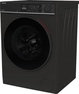 Sharp ESNFL014CBNA2BX - wasmachine - 10 Kg - energie label A - 1400 toeren - automatisch doseersysteem - wifi - mat zwart — thumbnail 3