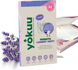 YOKUU Probiotische Wasstrips - 128 Wasbeurten - Lavendel Geur - Reis Wasmiddel - Ultra Geconcentreerd en Voorgedoseerd - Ecologisch Wasproduct — thumbnail 1
