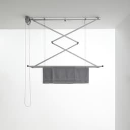 Foxydry Mini 128 cm plafond droogrek - handbediend - 9,6 m drooglengte - grijs — thumbnail 2