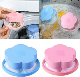 IBBO Shop - Wasmachine filter - Wasmachine reiniger - Wasmachine vuilreiniger - Wasmachine cleaner - Herbruikbaar - Wasfilter - Schoonmaakmiddel - Vuil verwijderen - Drijvend vangnet - Haarvanger - Haar vanger - Ontstopper - 2 stuks — thumbnail 4