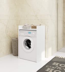 Wasmachine Kast / Wasmachine Ombouw / Wasmachine Meubel FIN / Wit / AKORD Furniture Factory / 64 x 98 x 50 cm — thumbnail 4