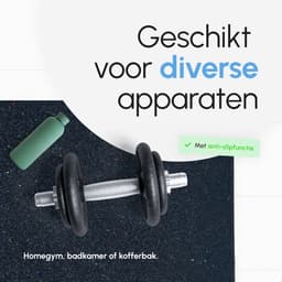Bodo® Anti Trillingsmat Wasmachine en droger - 60x60x1.2cm — thumbnail 5
