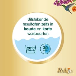 Robijn - Vloeibaar Wasmiddel - Klein & Krachtig - Paradise Secret - 4 flessen - 76 wasbeurten - Voordeelverpakking — thumbnail 2