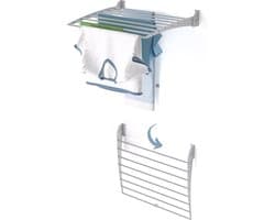 Foxydry Fold 60 DOWN - wasdroogrek wandmontage clicksysteem - neerwaartse sluiting - 60 x 50 x 10 cm — afbeelding 1