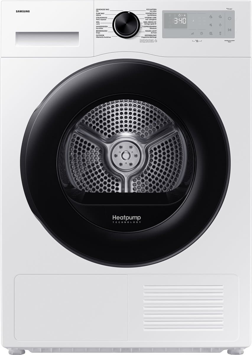 Samsung DV9UDG52A0AHEN Wasdroger - Warmtepompdroger - 9kg - Wit - NL/FR - 5 jaar garantie — afbeelding 1