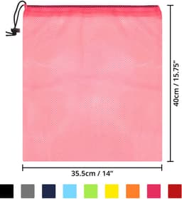 Unyqoos ® Multifunctionele Meerkleurige Wasnetten Set met Trekkoord voor Diverse Gebruiken in Huishouden en Reizen — thumbnail 3