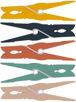 72x Gekleurde wasknijpers - Plastic wasgoedknijpers - Knijpers/wasspelden voor wasgoed 72 stuks — thumbnail 2
