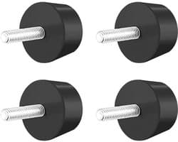 Rubberen Conische Trillingsdemper 4 Stuks M8 23 mm Bout