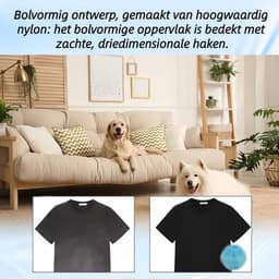 15-delige set haarverwijderaars - Nylon magische pluizenballen voor voorladers - Pluis- en vuilverwijderende wasballen - Anti-klit pluizenballen - Lichtblauw — thumbnail 3
