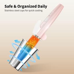 Famanu – Vrijstaande organizer voor haardroger en stylingtools, afneembaar acryl, zwart — thumbnail 2