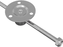 vidaXL - Trekkant-hengsel - 2 - pcs - Zilver - 190 - mm - IJzer — thumbnail 5