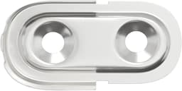 vidaXL - Kledingroedeinde - 12 - pcs - Wit - Zink - 40 - x - 18 - x - 10 - mm - IJzer — thumbnail 5