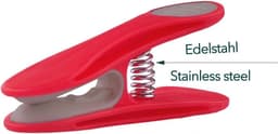 48 Wasknijpers met Soft Grip Rood-Grijs voor Gevoelige Kleding — thumbnail 5