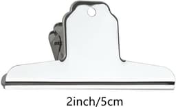 Grote Roestvrijstalen Bulldog Clips voor Papier en Voedsel - 6 Stuks — thumbnail 5