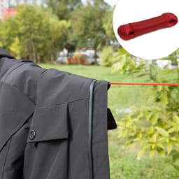 Stevige Waslijn met Staaldraad Kern 50 Meter voor Buiten en Camping — thumbnail 2
