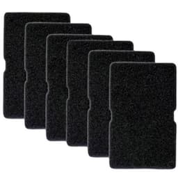 6 stuks - Wasdroger filter - Spons filter - Filter voor droger - Geschikt voor Beko droger filter 2964840200 2964840100 - Vervanging voor Blomberg Grundig Droger verdamper schuim filter - 245*155mm — thumbnail 1