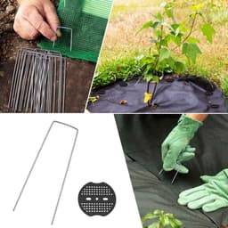 Unyqoos® Roestbestendige U-vormige stalen grondankers voor tuin en landschapswerk — thumbnail 4